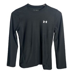Black Long Sleeve Under Armour Tight Fit Top